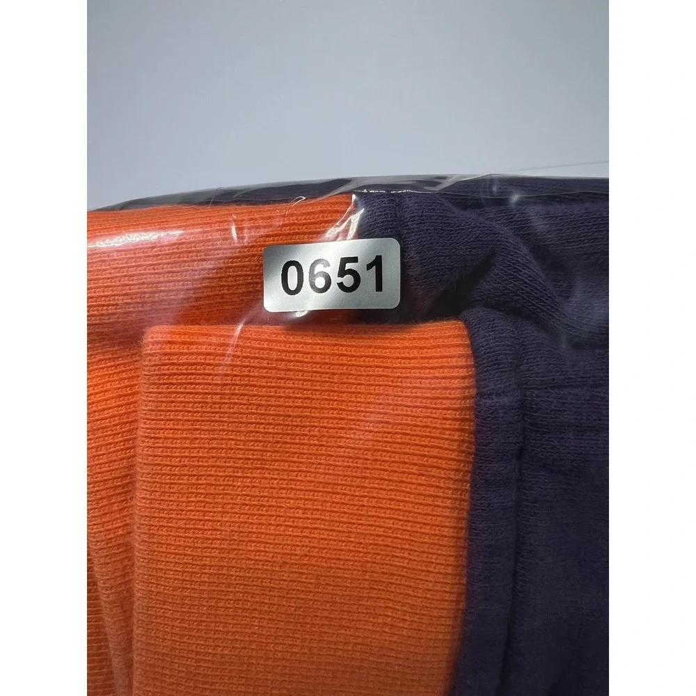 Jordan Basketball Shorts Mens 3XL Purple Orange French Terry Jumpman Athletic